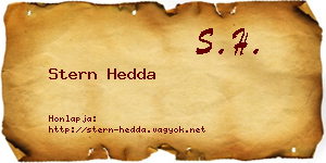 Stern Hedda névjegykártya